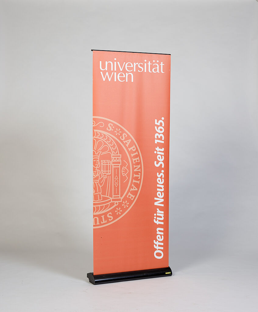Roll-Up Sujet Offen für Neues ROT 1x2m